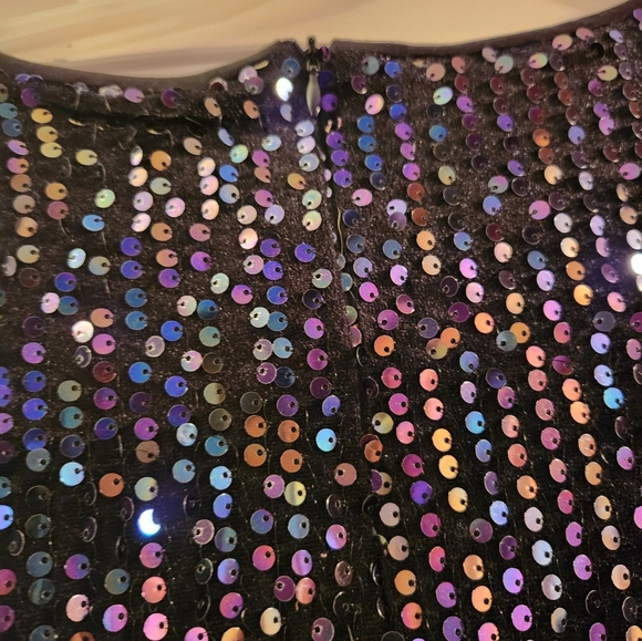 Plus size women's sequin dress - Picture 4 of 6